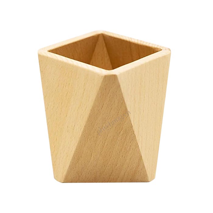Hộp cắm bút gỗ đa giác