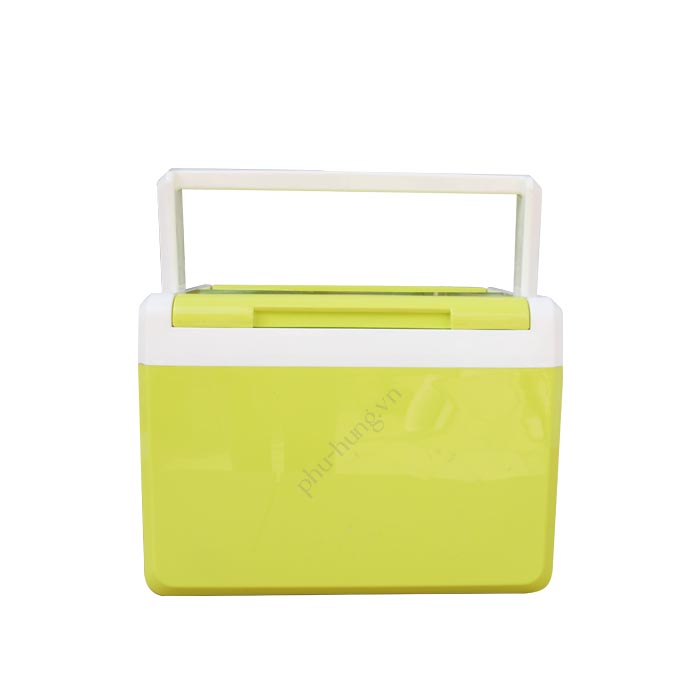 Thùng giữ nhiệt nhựa hình chữ nhật màu xanh lá chuối - Trơn