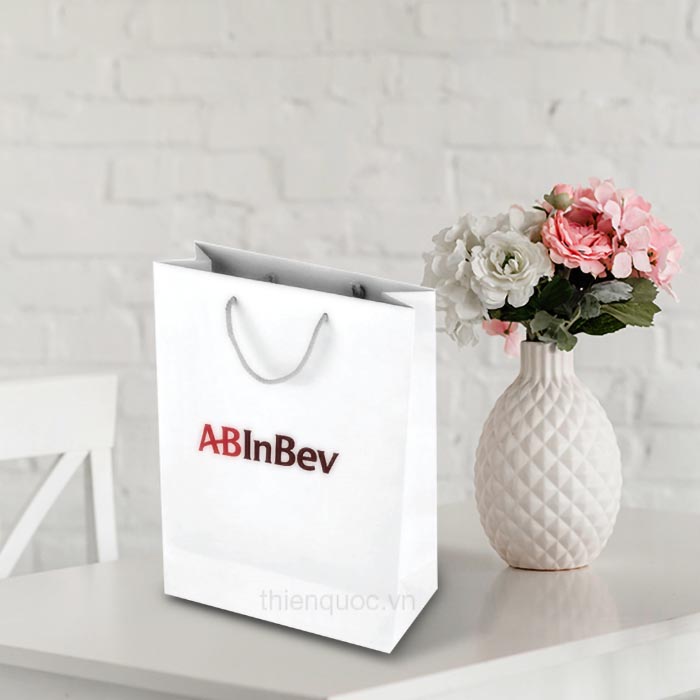 Túi giấy khoan lỗ xỏ dây ABInBev