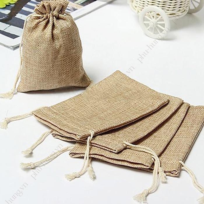 Túi vải đay dây rút