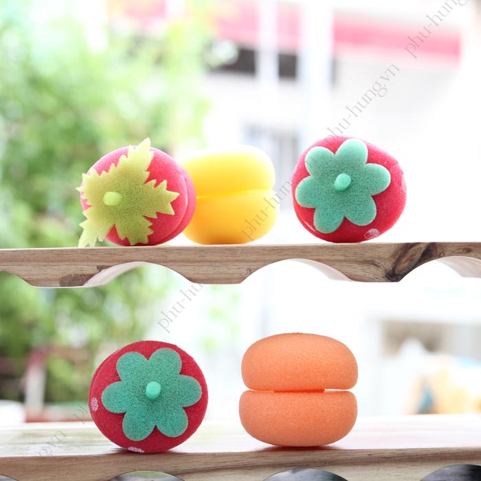 Lô cuốn tóc bằng xốp nhiều hình