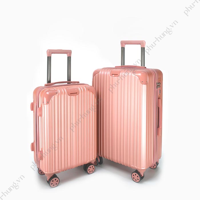 Vali kéo du lịch hồng mẫu 1