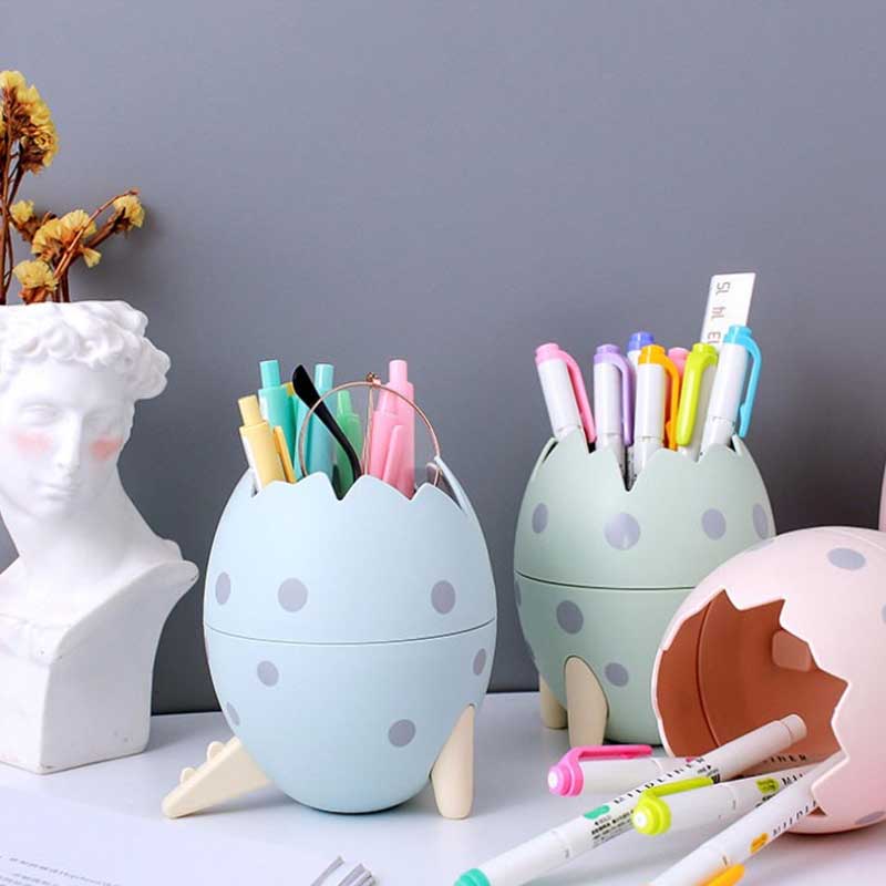 Hộp cắm bút hình trứng khủng long