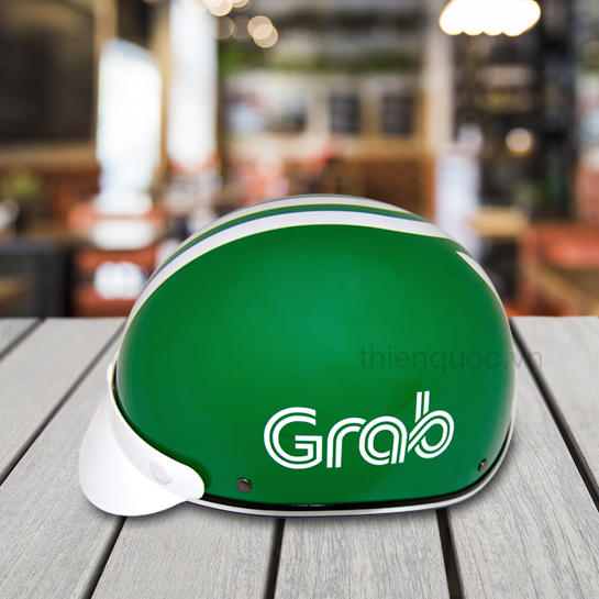 Nón bảo hiểm nửa đầu Grab
