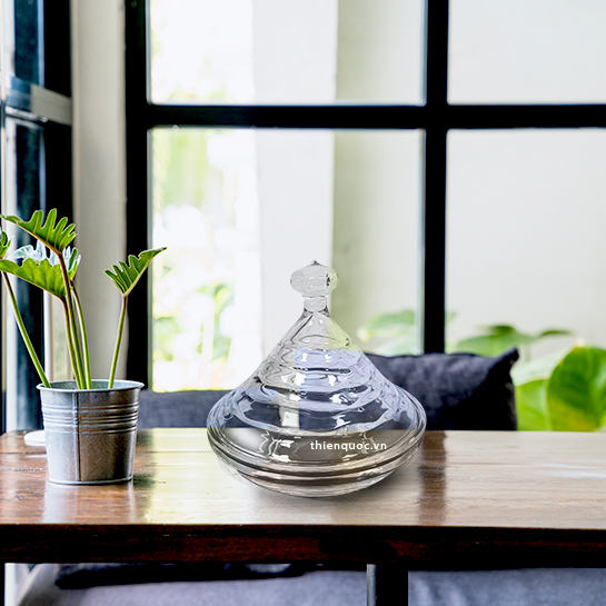 Hủ thủy tinh đựng gia vị có nắp nhọn